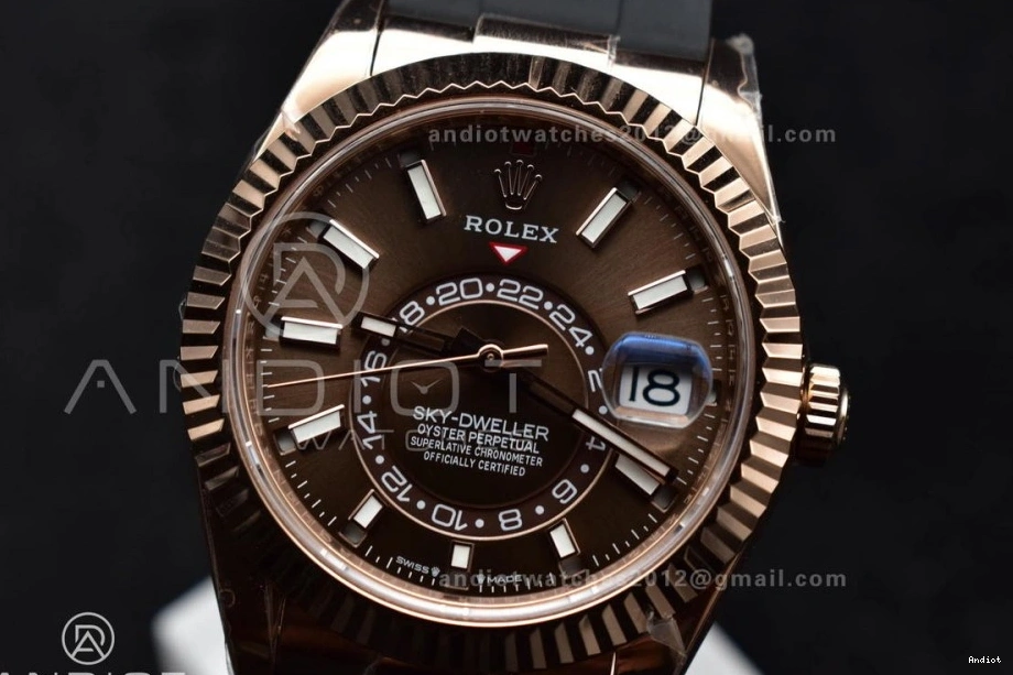 RG Oyster-flex (Gain Sky-Dweller Strap ZF Edition Best Dial 336235 on Brown Weight) 1:1 A23J 0129